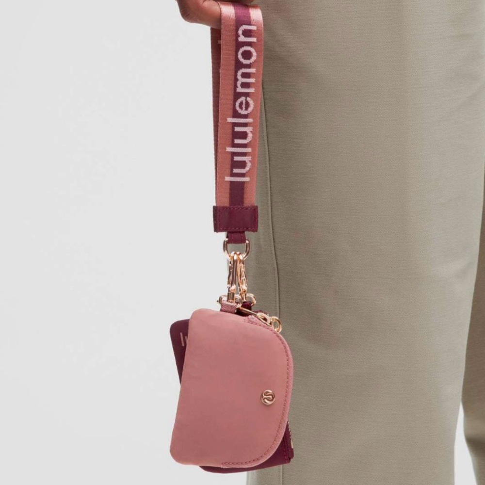 Lululemon Athletica Pink Clutch Wristlet